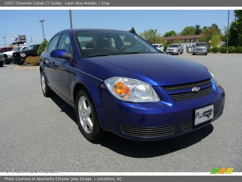 Laser Blue Metallic / Gray 2007 Chevrolet Cobalt LT Sedan