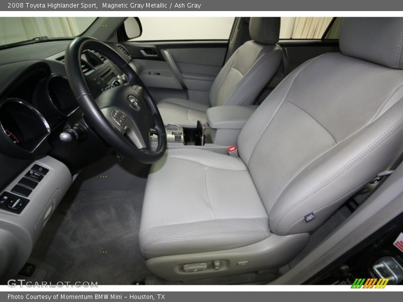 Magnetic Gray Metallic / Ash Gray 2008 Toyota Highlander Sport