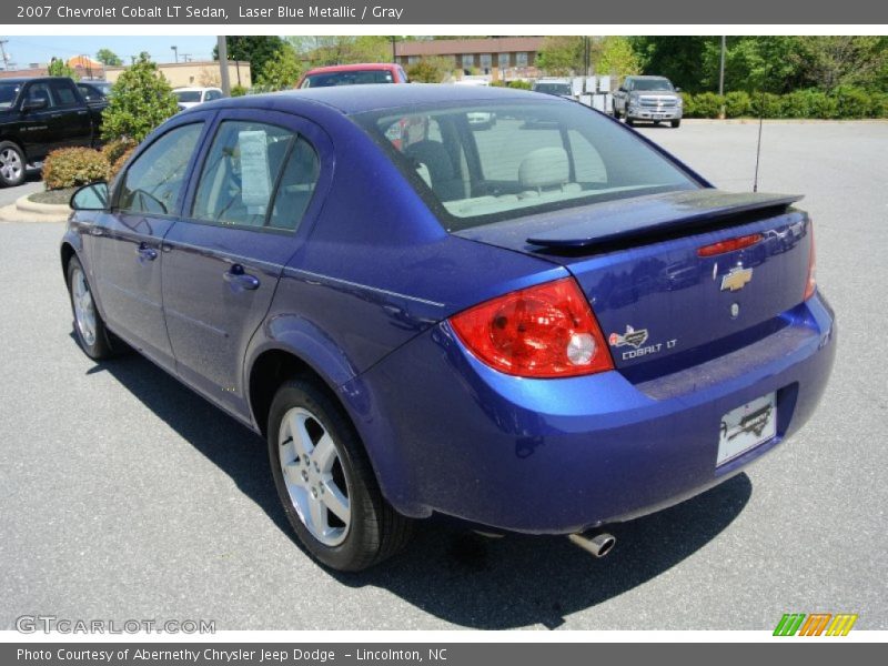 Laser Blue Metallic / Gray 2007 Chevrolet Cobalt LT Sedan