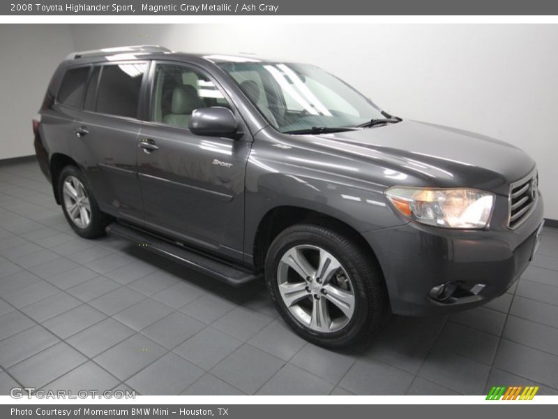 Magnetic Gray Metallic / Ash Gray 2008 Toyota Highlander Sport