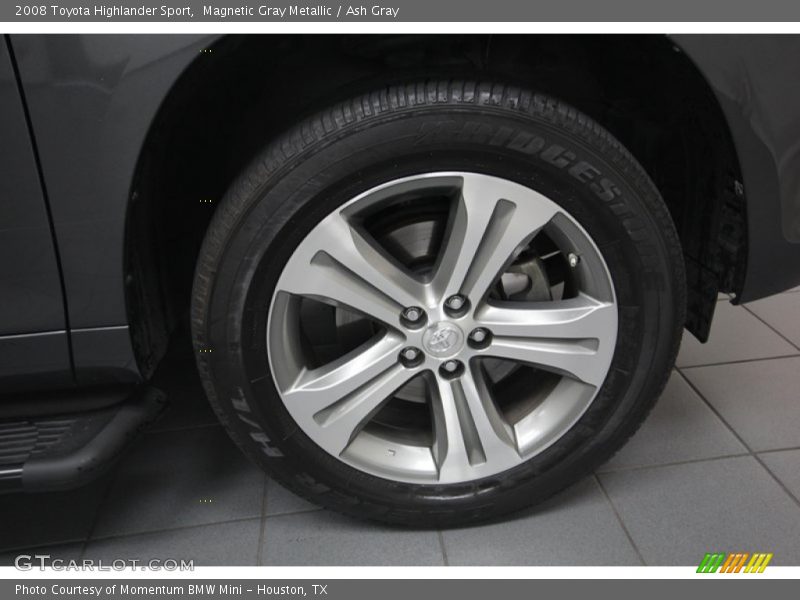 Magnetic Gray Metallic / Ash Gray 2008 Toyota Highlander Sport