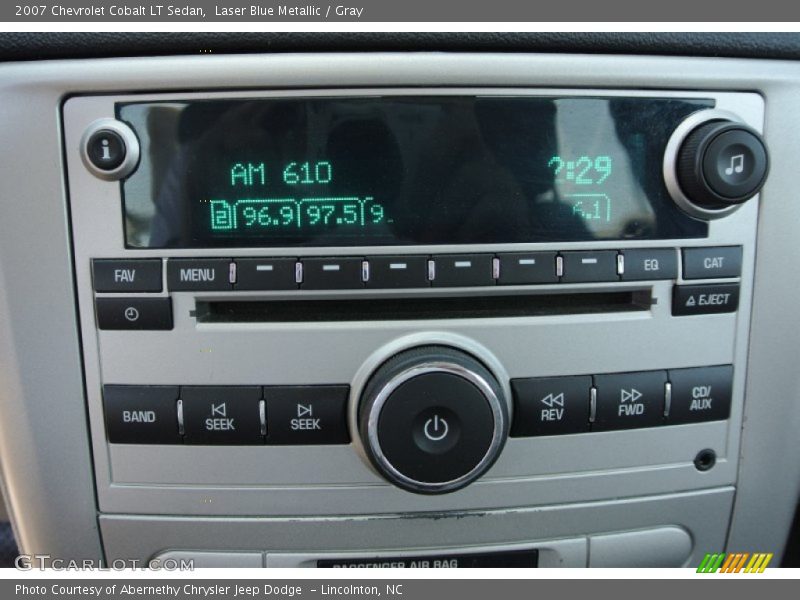Audio System of 2007 Cobalt LT Sedan