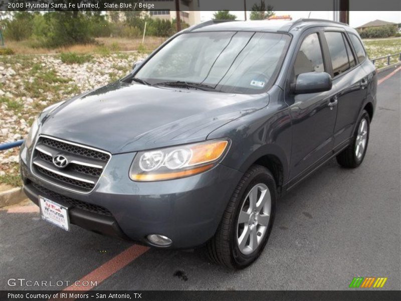 Slate Blue / Beige 2008 Hyundai Santa Fe Limited