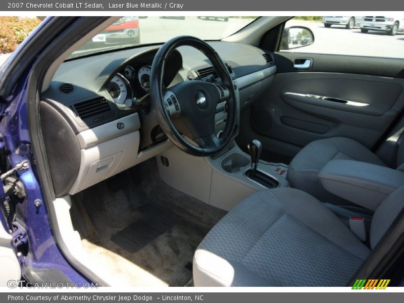 Laser Blue Metallic / Gray 2007 Chevrolet Cobalt LT Sedan