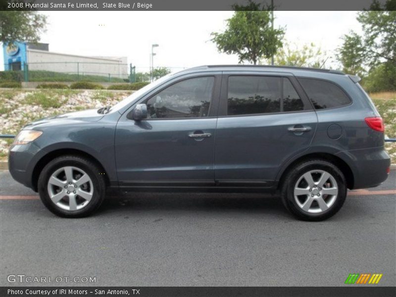 Slate Blue / Beige 2008 Hyundai Santa Fe Limited