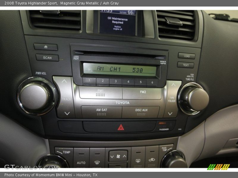 Magnetic Gray Metallic / Ash Gray 2008 Toyota Highlander Sport