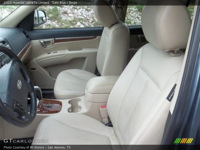 Slate Blue / Beige 2008 Hyundai Santa Fe Limited
