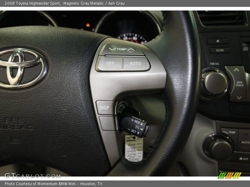 Magnetic Gray Metallic / Ash Gray 2008 Toyota Highlander Sport