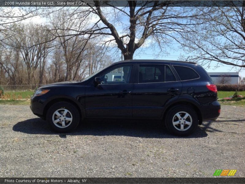 Slate Blue / Gray 2008 Hyundai Santa Fe GLS