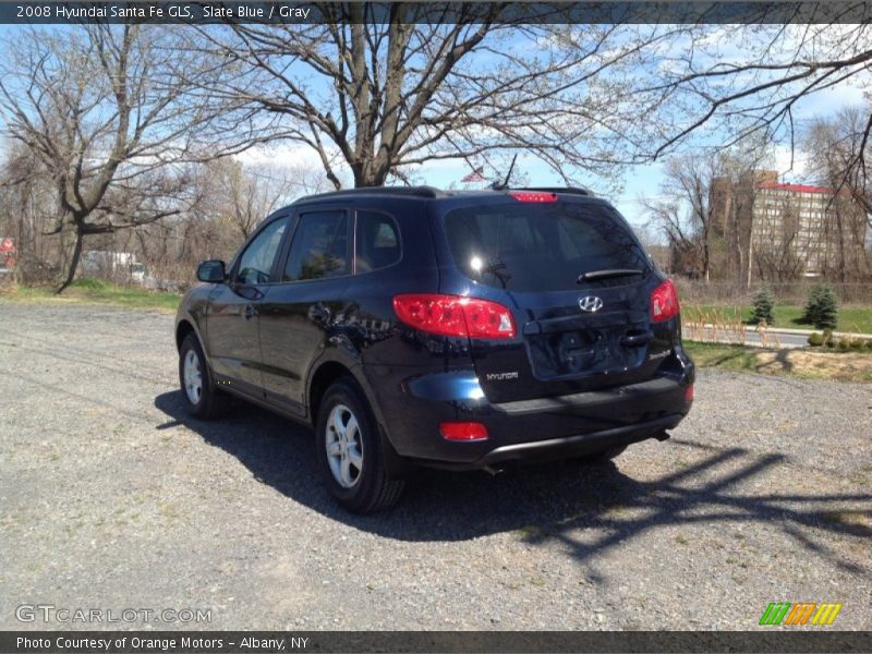 Slate Blue / Gray 2008 Hyundai Santa Fe GLS