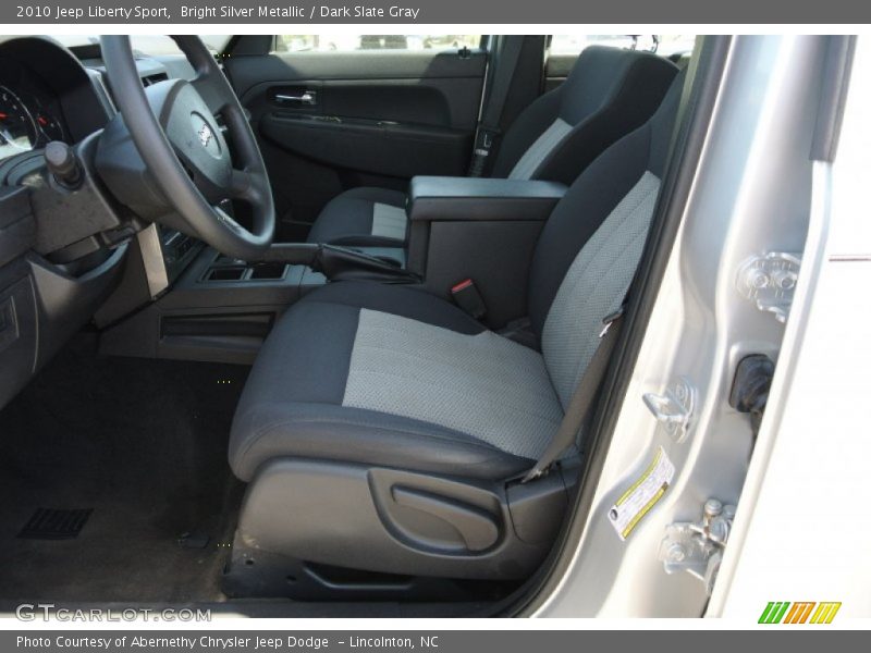 Bright Silver Metallic / Dark Slate Gray 2010 Jeep Liberty Sport