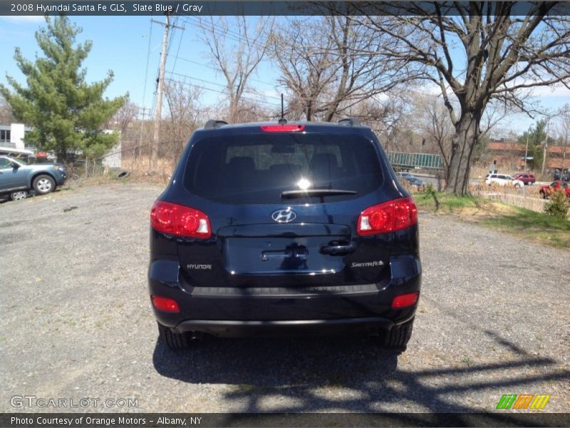Slate Blue / Gray 2008 Hyundai Santa Fe GLS