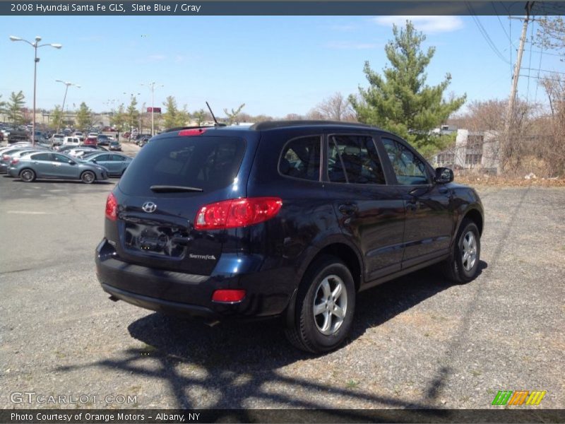 Slate Blue / Gray 2008 Hyundai Santa Fe GLS