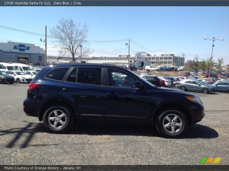 Slate Blue / Gray 2008 Hyundai Santa Fe GLS