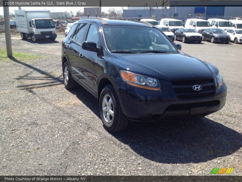 Slate Blue / Gray 2008 Hyundai Santa Fe GLS