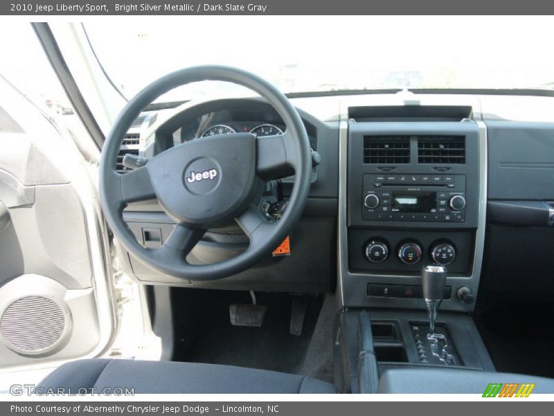 Bright Silver Metallic / Dark Slate Gray 2010 Jeep Liberty Sport