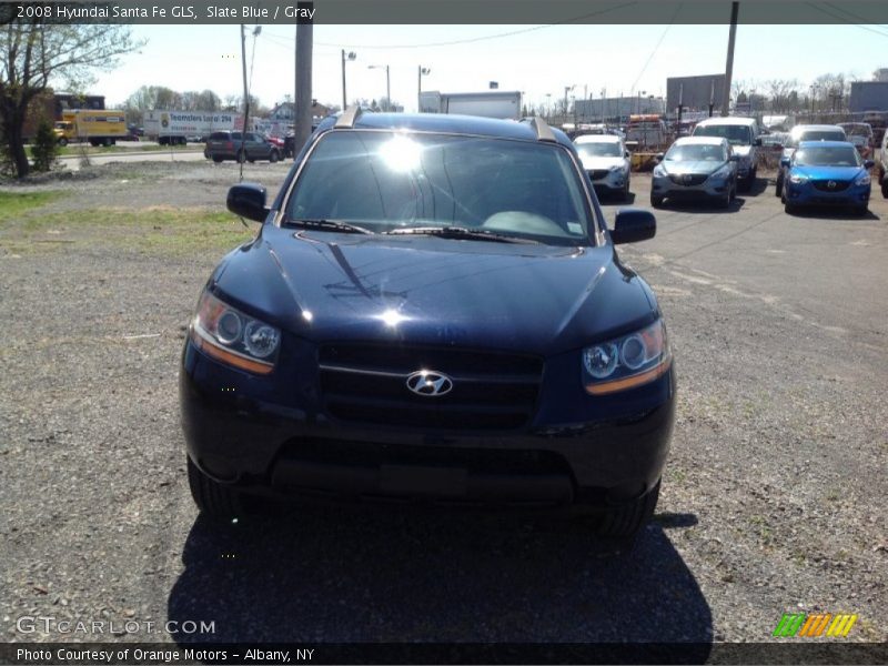 Slate Blue / Gray 2008 Hyundai Santa Fe GLS