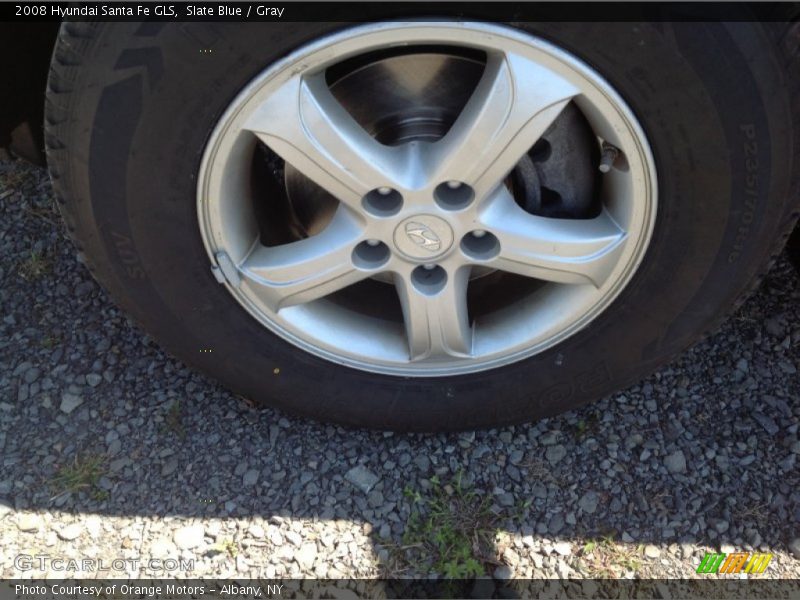 Slate Blue / Gray 2008 Hyundai Santa Fe GLS