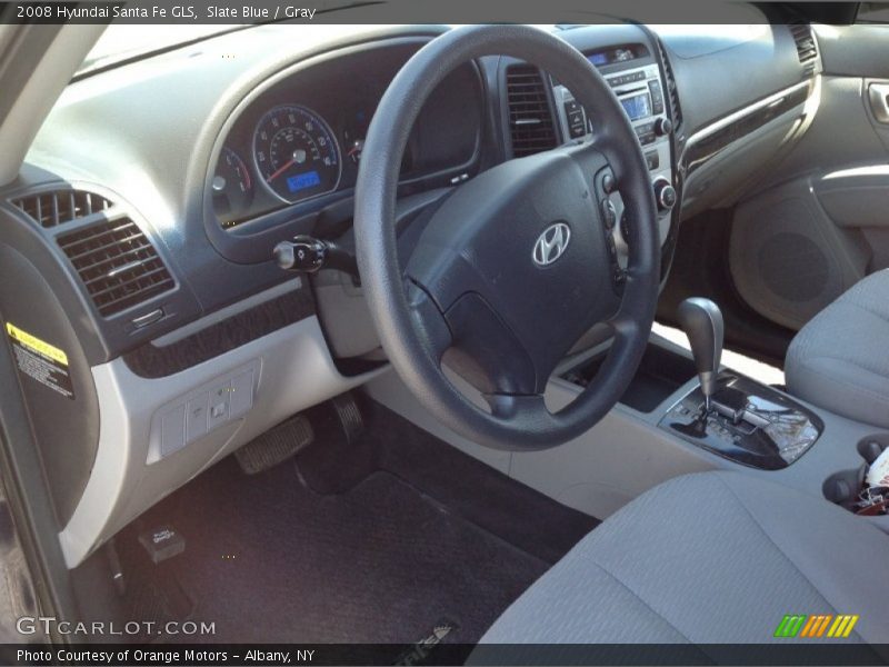 Slate Blue / Gray 2008 Hyundai Santa Fe GLS