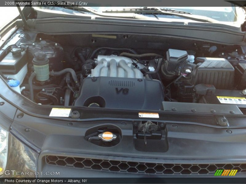 Slate Blue / Gray 2008 Hyundai Santa Fe GLS