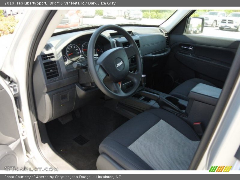 Bright Silver Metallic / Dark Slate Gray 2010 Jeep Liberty Sport