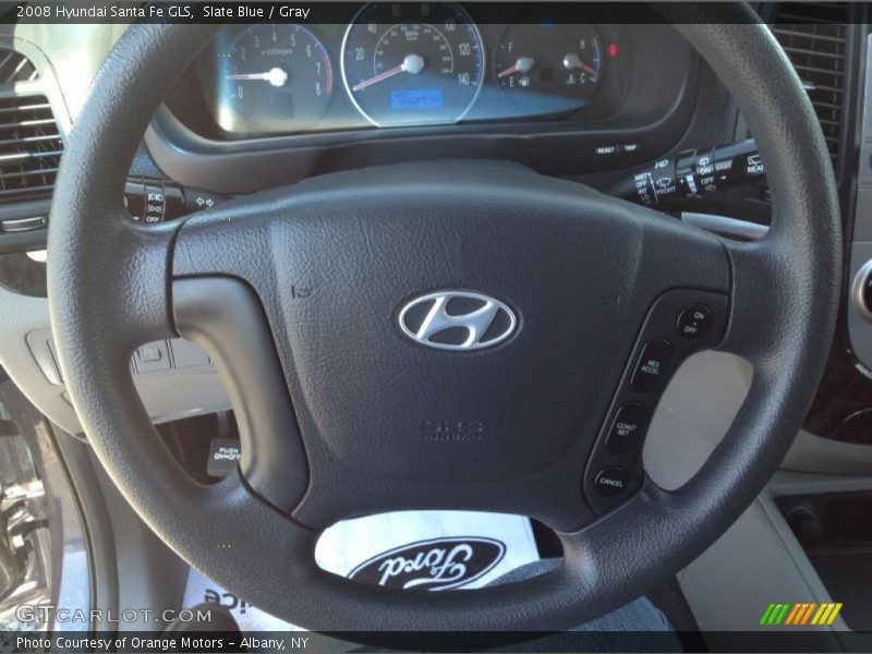 Slate Blue / Gray 2008 Hyundai Santa Fe GLS