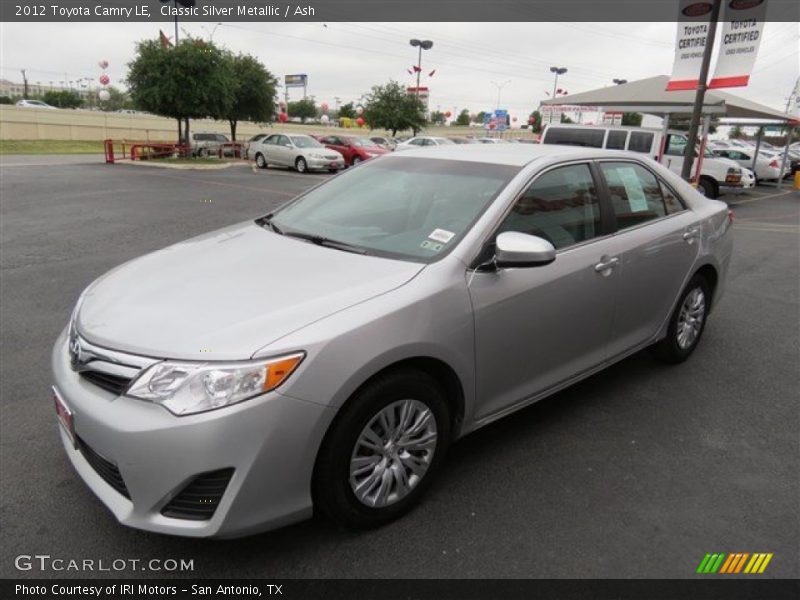 Classic Silver Metallic / Ash 2012 Toyota Camry LE