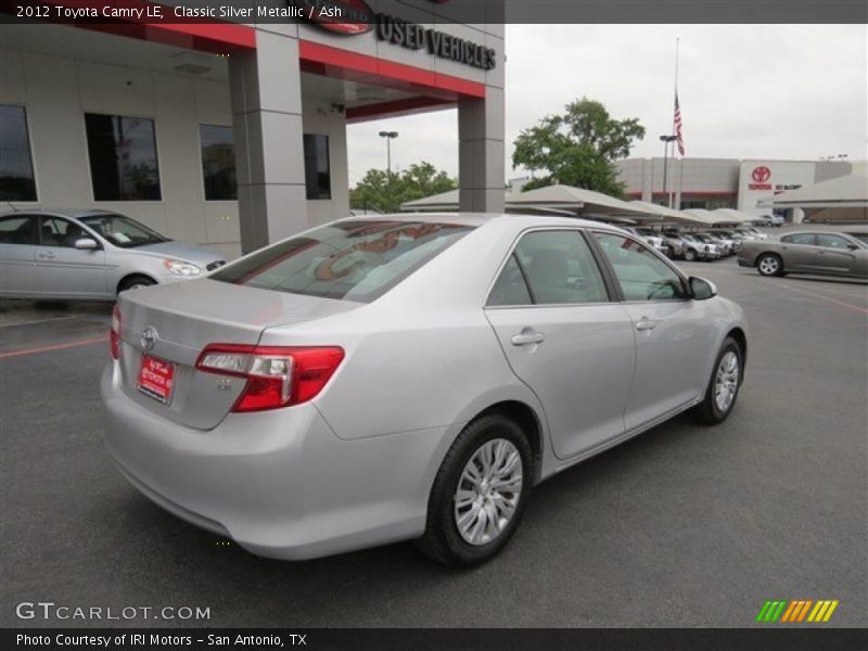Classic Silver Metallic / Ash 2012 Toyota Camry LE