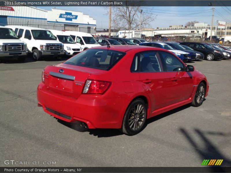 Lightning Red Pearl / Carbon Black 2011 Subaru Impreza WRX Sedan