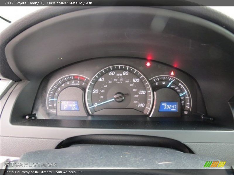 Classic Silver Metallic / Ash 2012 Toyota Camry LE