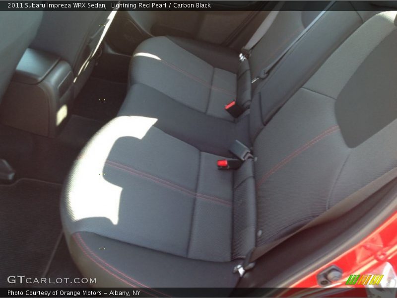 Lightning Red Pearl / Carbon Black 2011 Subaru Impreza WRX Sedan