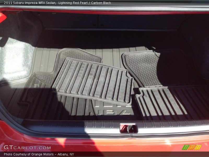 Lightning Red Pearl / Carbon Black 2011 Subaru Impreza WRX Sedan