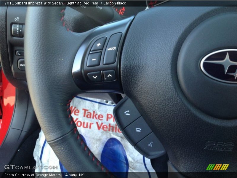 Controls of 2011 Impreza WRX Sedan