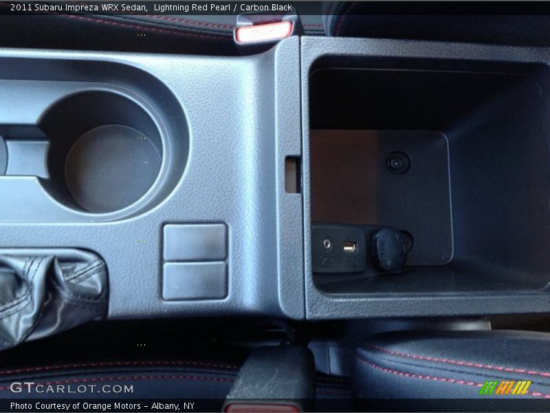 Lightning Red Pearl / Carbon Black 2011 Subaru Impreza WRX Sedan