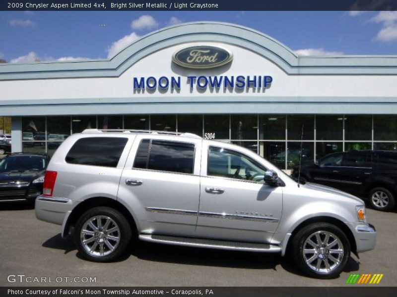 Bright Silver Metallic / Light Graystone 2009 Chrysler Aspen Limited 4x4