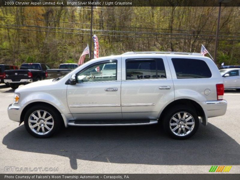 Bright Silver Metallic / Light Graystone 2009 Chrysler Aspen Limited 4x4