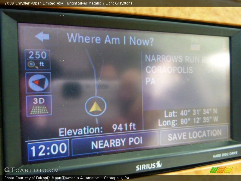 Bright Silver Metallic / Light Graystone 2009 Chrysler Aspen Limited 4x4