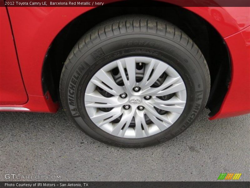 Barcelona Red Metallic / Ivory 2012 Toyota Camry LE