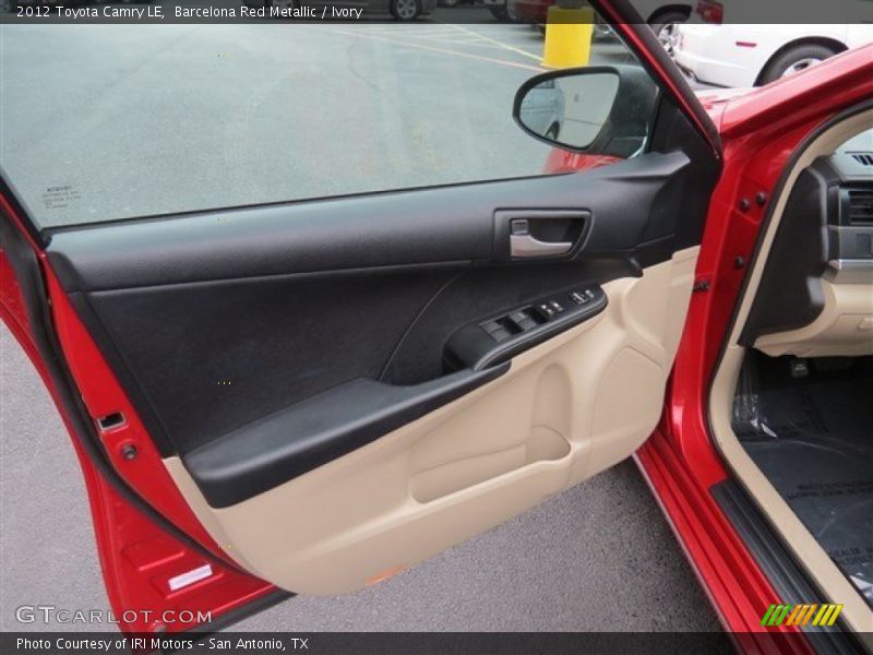 Barcelona Red Metallic / Ivory 2012 Toyota Camry LE