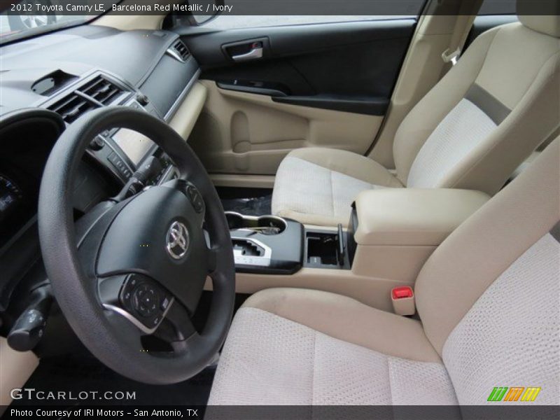 Barcelona Red Metallic / Ivory 2012 Toyota Camry LE