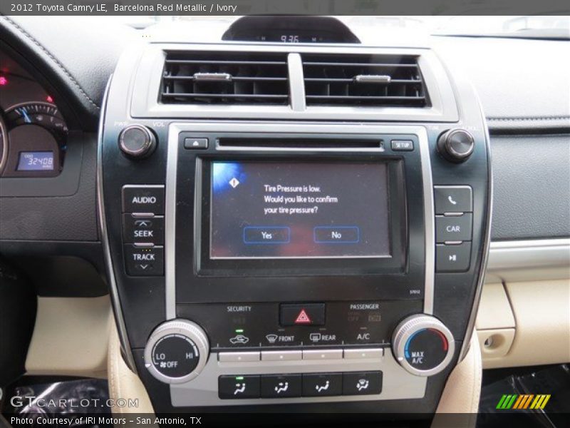 Barcelona Red Metallic / Ivory 2012 Toyota Camry LE