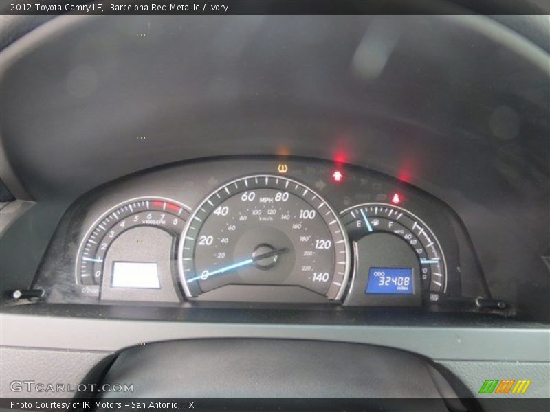 Barcelona Red Metallic / Ivory 2012 Toyota Camry LE