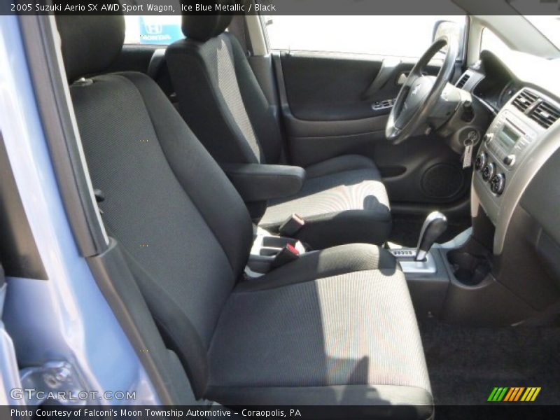 Ice Blue Metallic / Black 2005 Suzuki Aerio SX AWD Sport Wagon