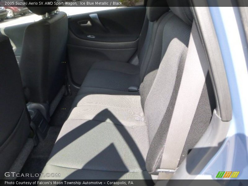 Ice Blue Metallic / Black 2005 Suzuki Aerio SX AWD Sport Wagon