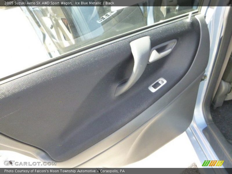 Ice Blue Metallic / Black 2005 Suzuki Aerio SX AWD Sport Wagon