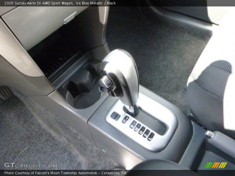 Ice Blue Metallic / Black 2005 Suzuki Aerio SX AWD Sport Wagon