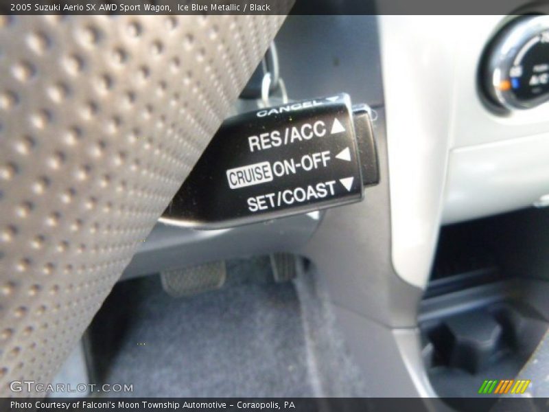 Ice Blue Metallic / Black 2005 Suzuki Aerio SX AWD Sport Wagon