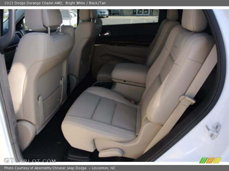 Bright White / Black/Tan 2013 Dodge Durango Citadel AWD