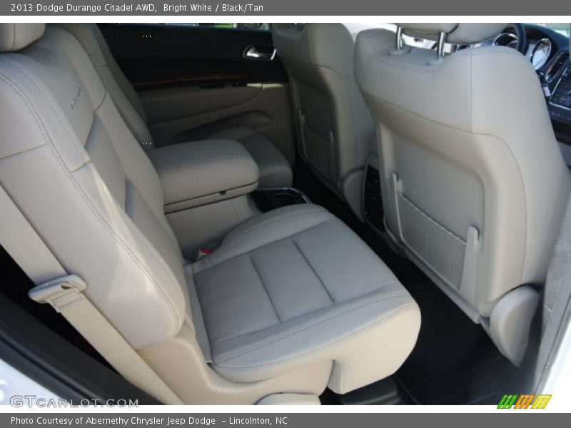 Bright White / Black/Tan 2013 Dodge Durango Citadel AWD