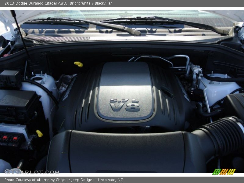 Bright White / Black/Tan 2013 Dodge Durango Citadel AWD
